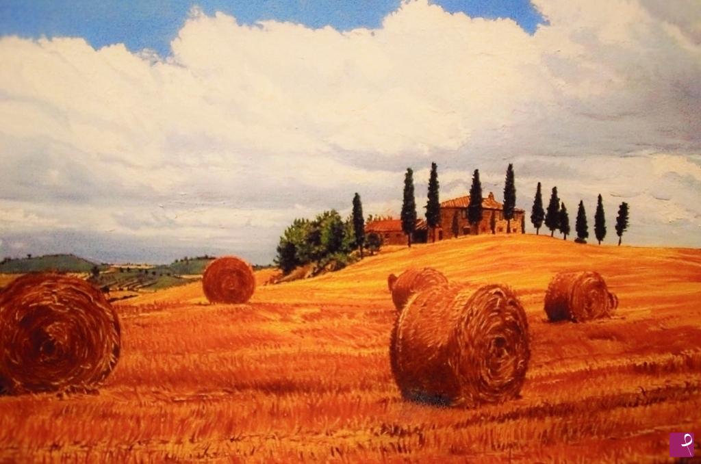 quadri in vendita online - paesaggio della val d'Orcia