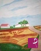 quadri in vendita online - Paesaggio di campagna