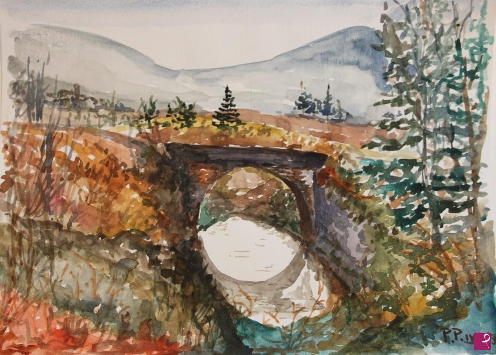 quadri in vendita online - Paesaggio di campagna