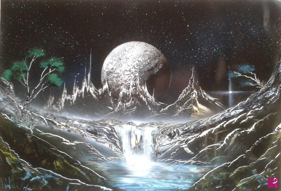quadri in vendita online - paesaggio di lago 2