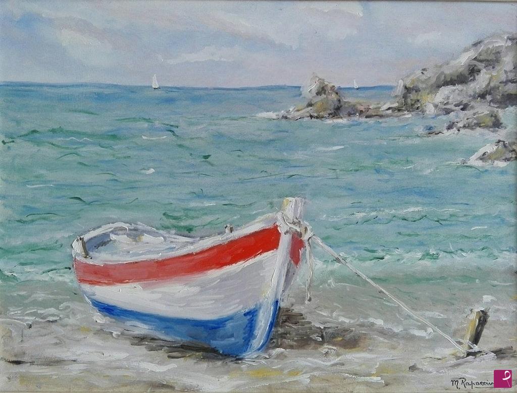 quadri in vendita online - Paesaggio di mare in una stagione indefinita