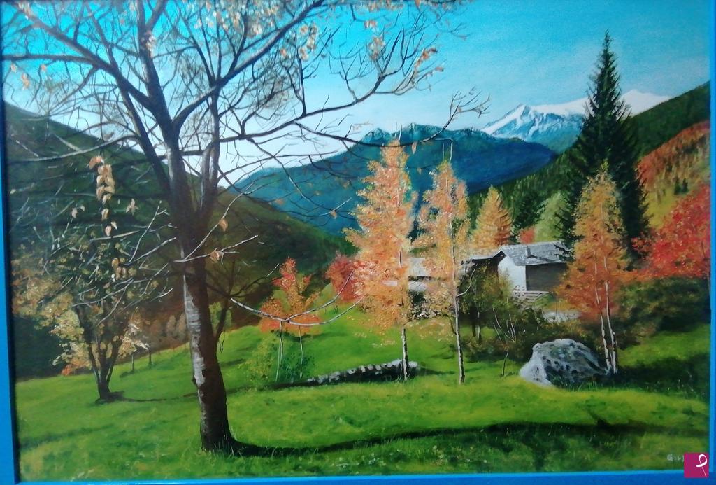 quadri in vendita online - Paesaggio di montagna