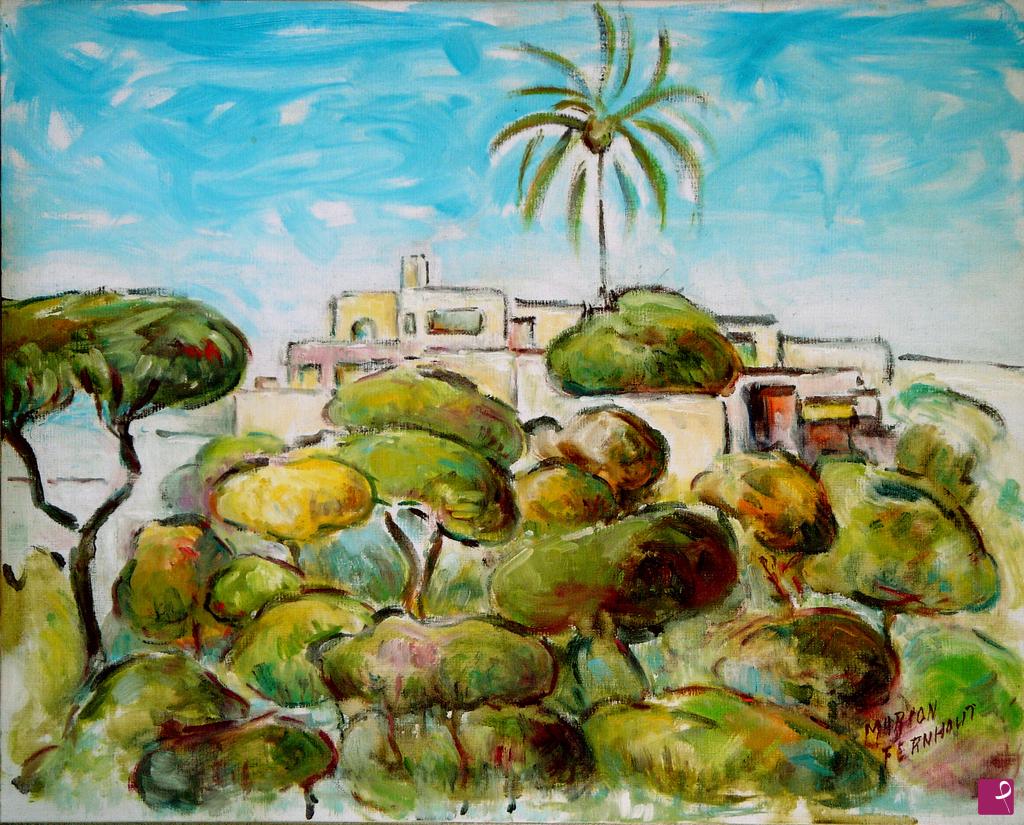 quadri in vendita online - Paesaggio di San Francesco (Ischia)