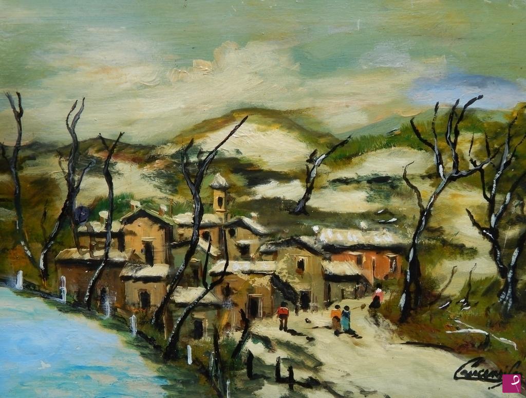 quadri in vendita online - Paesaggio d'Inverno