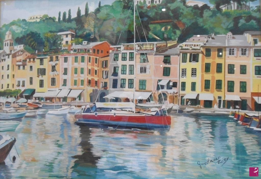 quadri in vendita online - Paesaggio golfo di Portofino