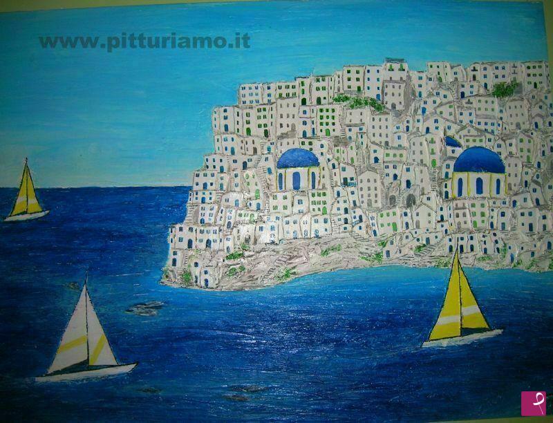 quadri in vendita online - PAESAGGIO GRECO