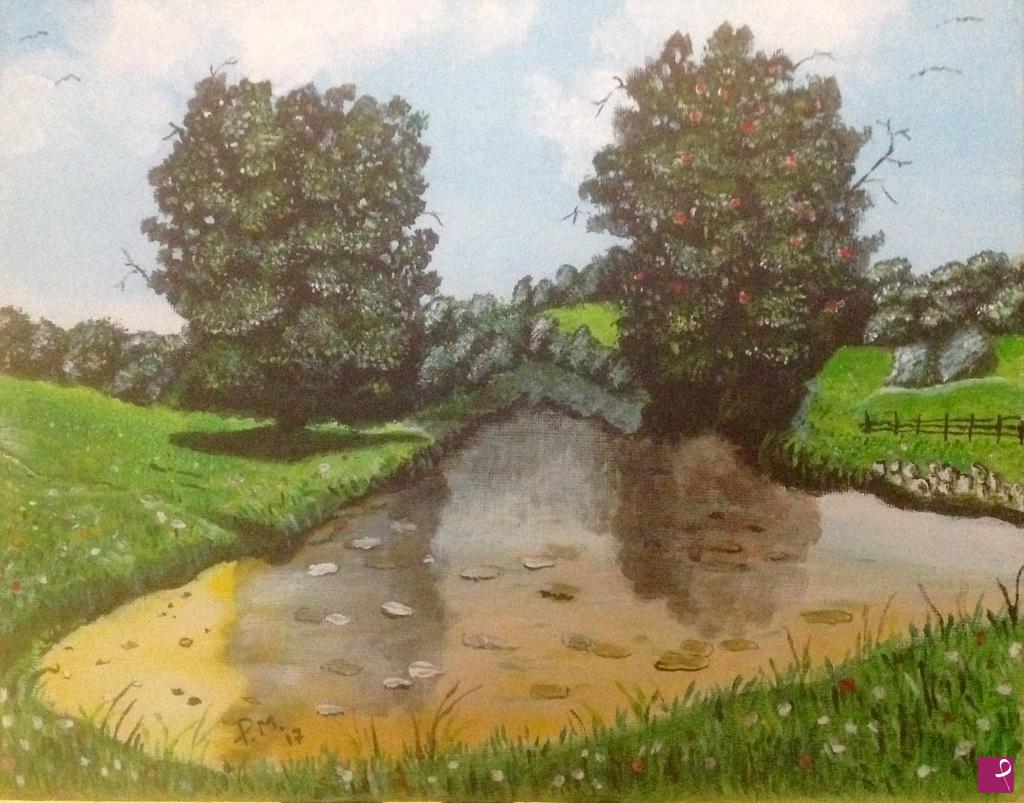 quadri in vendita online - Paesaggio in campagna