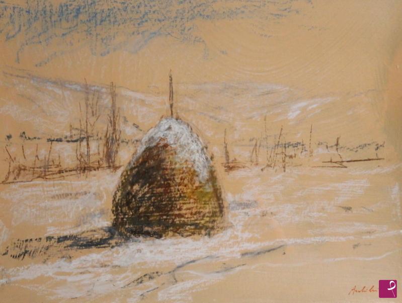 quadri in vendita online - paesaggio invernale