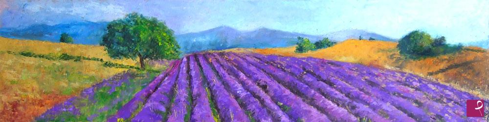 quadri in vendita online - Paesaggio lavanda