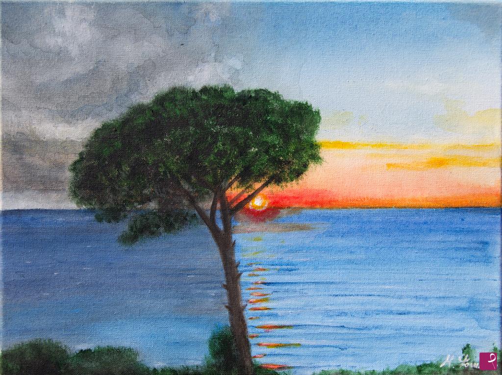 quadri in vendita online - Paesaggio marino