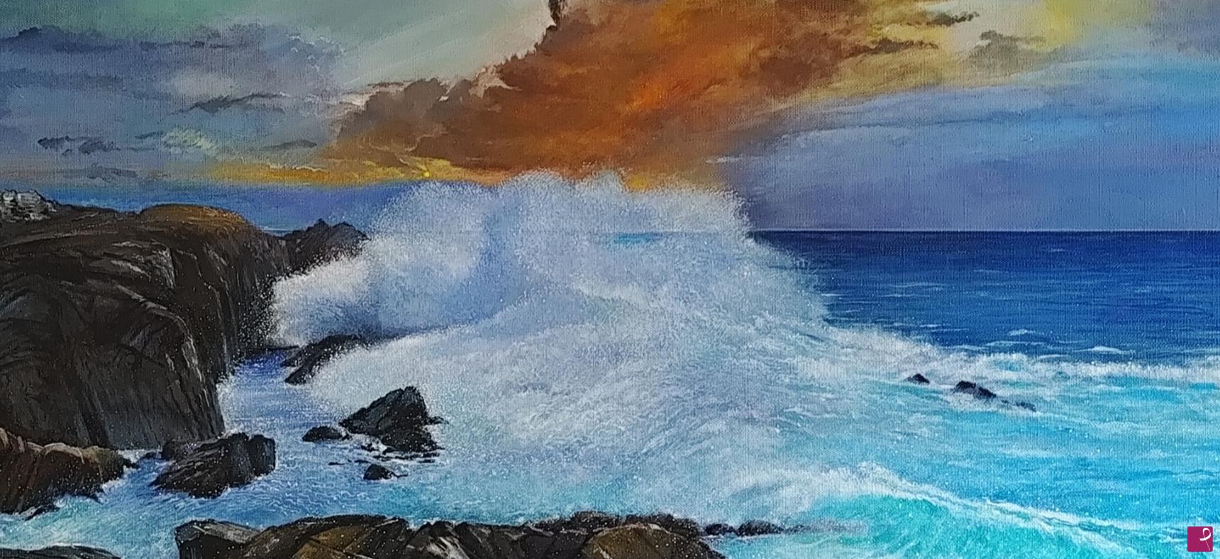 quadri in vendita online - Paesaggio marino 