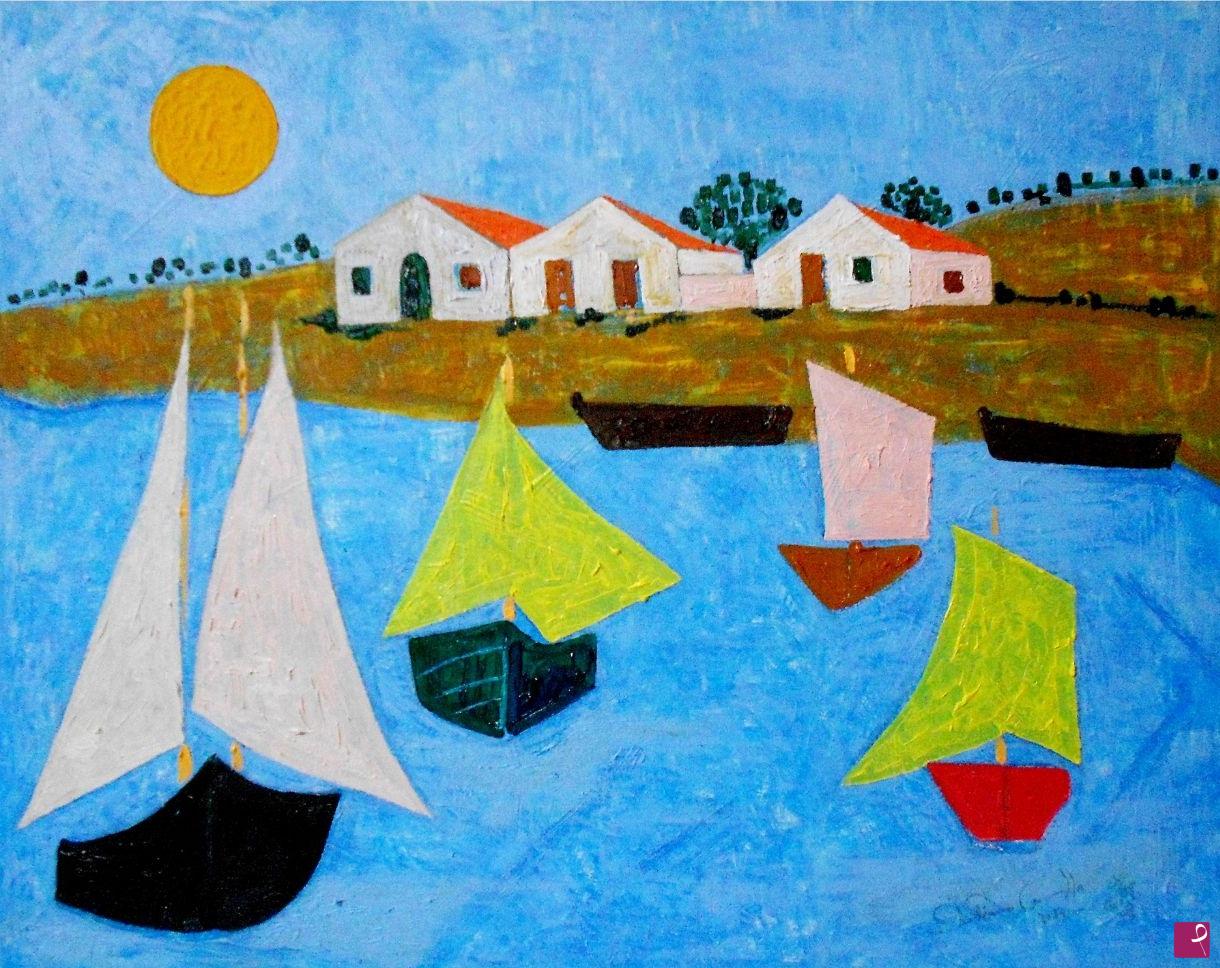 quadri in vendita online - Paesaggio marino