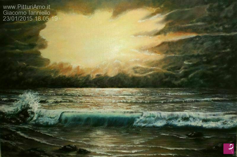quadri in vendita online - Paesaggio marino