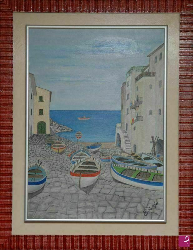 quadri in vendita online - paesaggio mediterraneo 7