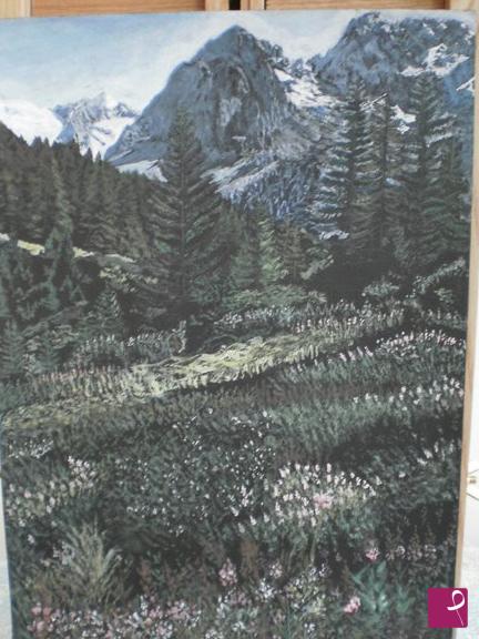 quadri in vendita online - Paesaggio montano