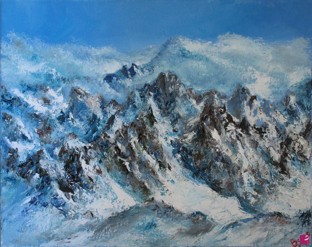 quadri in vendita online - paesaggio montano