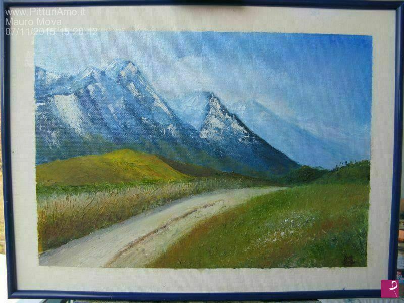quadri in vendita online - paesaggio montano