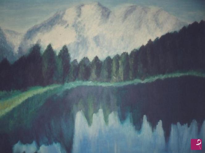 quadri in vendita online - PAESAGGIO MONTANO