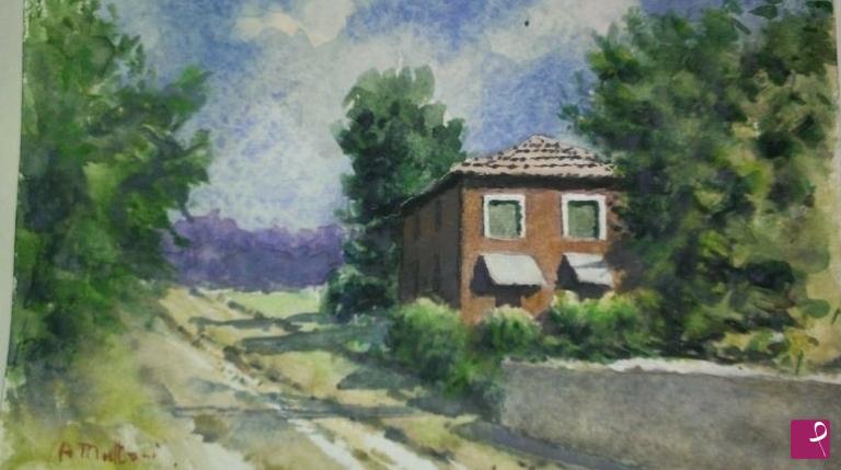quadri in vendita online - Paesaggio nei dintorni di Ricadi