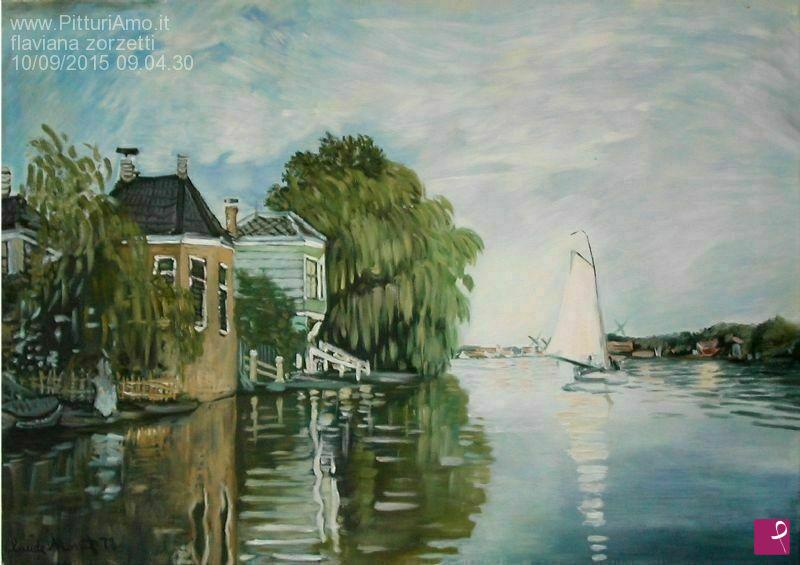 quadri in vendita online - Paesaggio nei pressi di Zaandam