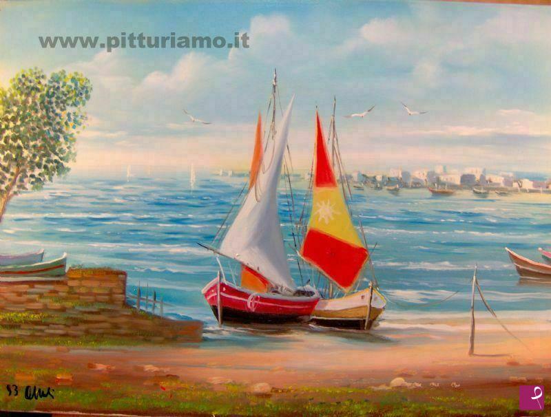 quadri in vendita online - Paesaggio Puglia 63  Mar Jonio Gallipoli (LE)
