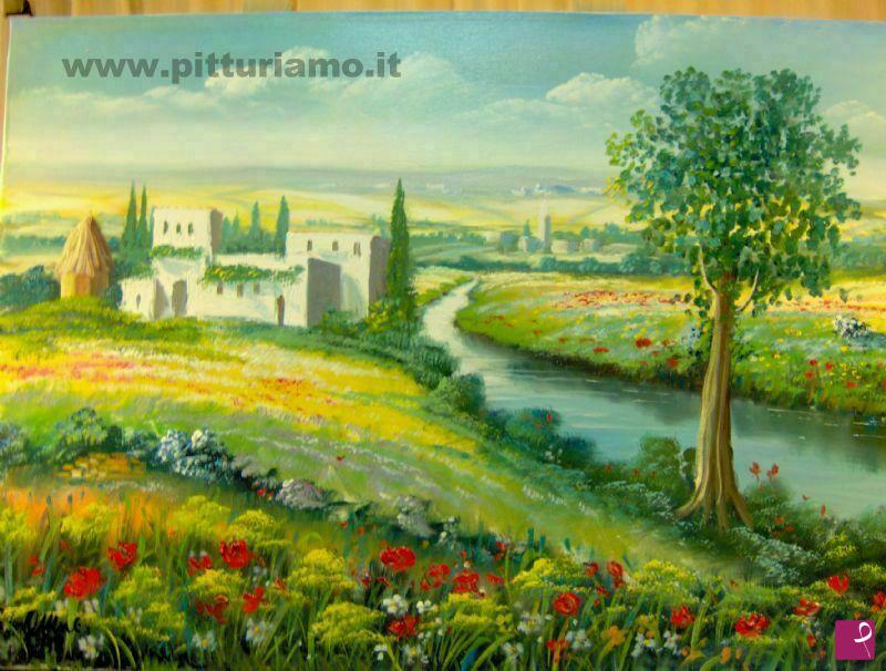 quadri in vendita online - Paesaggio Puglia art.43 (la masseria) nel Gargano