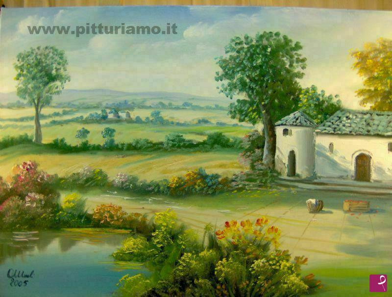 quadri in vendita online - Paesaggio Puglia art.53 (IL TRULLO) Valle d'Idria (BR)