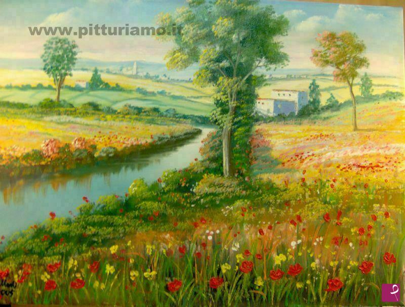 quadri in vendita online - Paesaggio Puglia art.57 ( La Masseria) nel Tavoliere