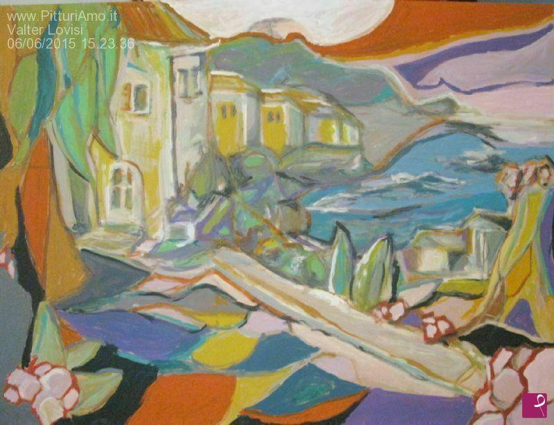 quadri in vendita online - Paesaggio Scorcio - mis. 110 x 85 cm