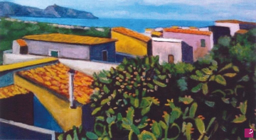 quadri in vendita online - Paesaggio Siciliano