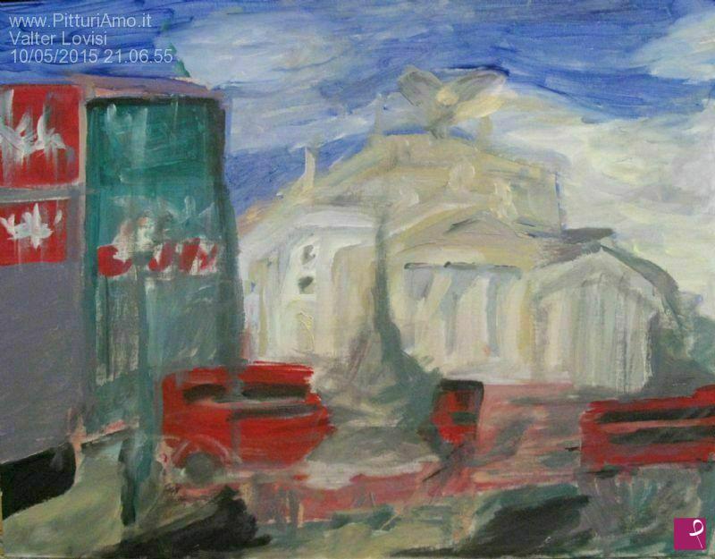 quadri in vendita online - Paesaggio su tela - mis. 45 x 35 Piccadilly