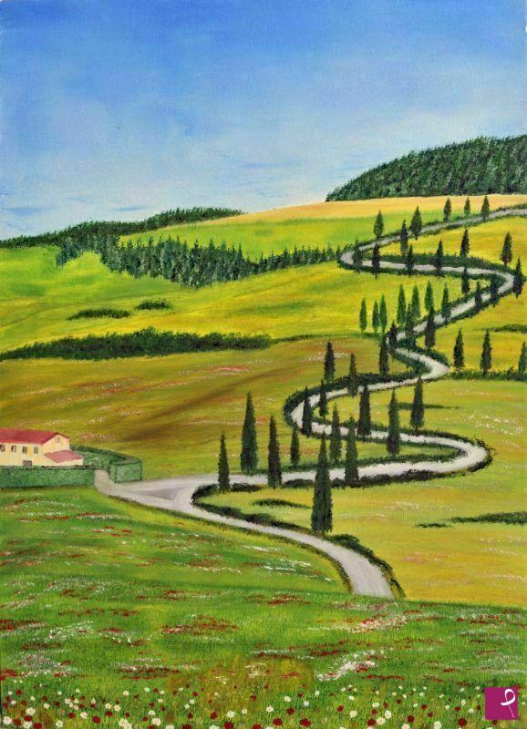 quadri in vendita online - PAESAGGIO TOSCANO