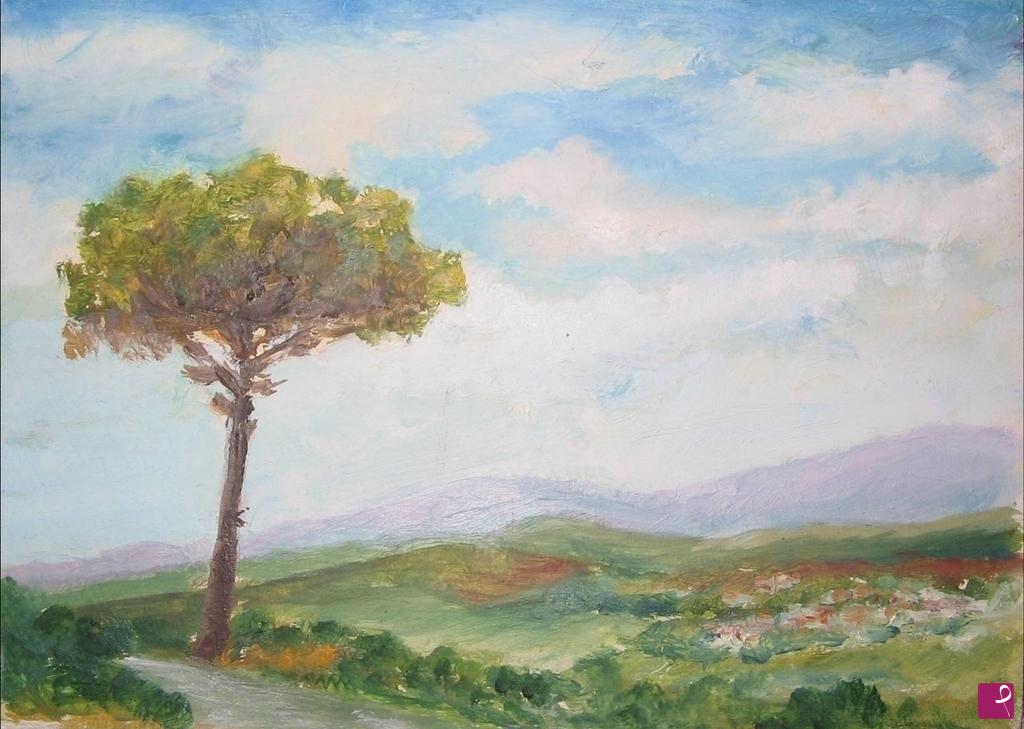 quadri in vendita online - Paesaggio Toscano