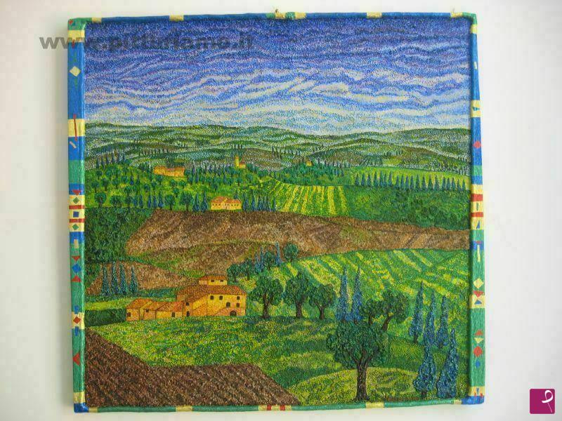 quadri in vendita online - Paesaggio Toscano