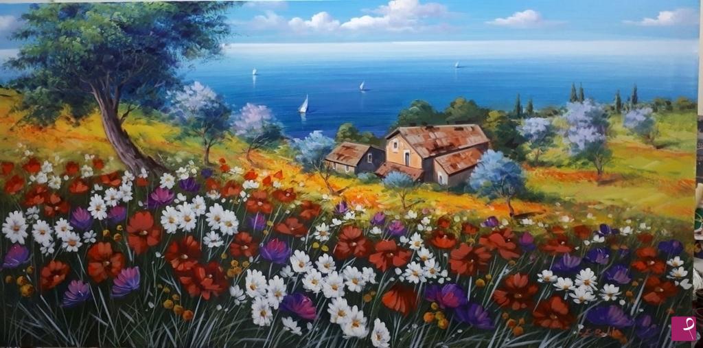 quadri in vendita online - paesaggio toscano