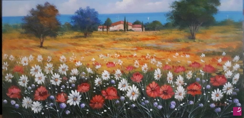 quadri in vendita online - paesaggio toscano
