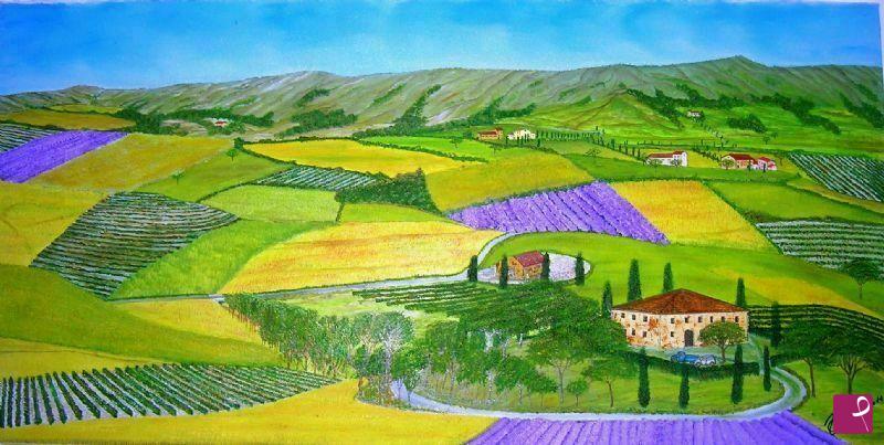 quadri in vendita online - PAESAGGIO TOSCANO  2