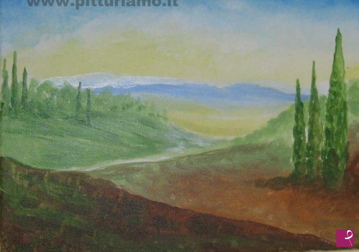 quadri in vendita online - paesaggio toscano