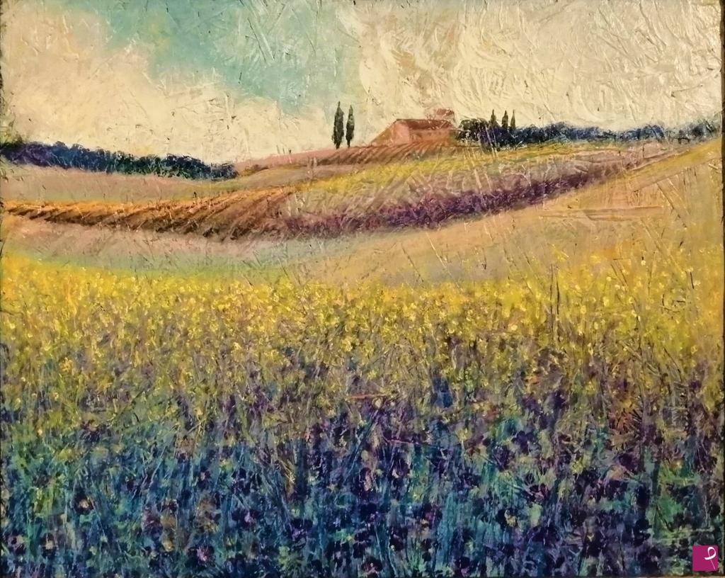 quadri in vendita online - Paesaggio toscano