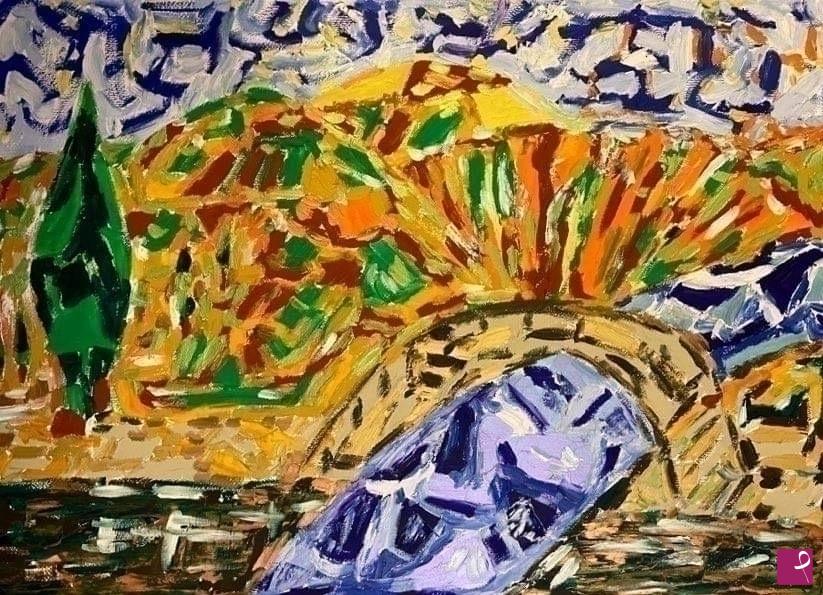 quadri in vendita online - Paesaggio toscano 