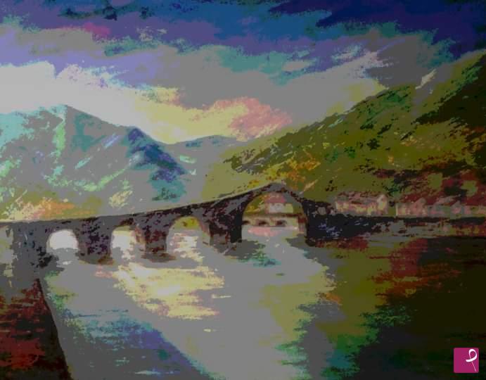 quadri in vendita online - Paesaggio toscano 