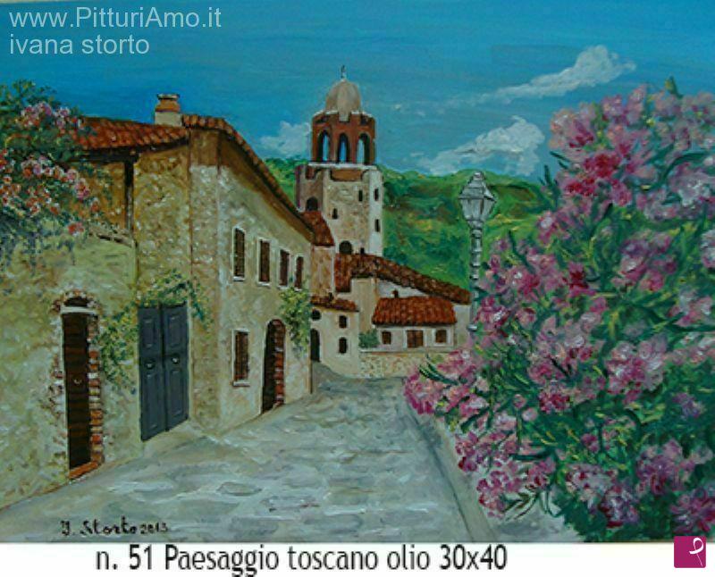 quadri in vendita online - paesaggio toscano