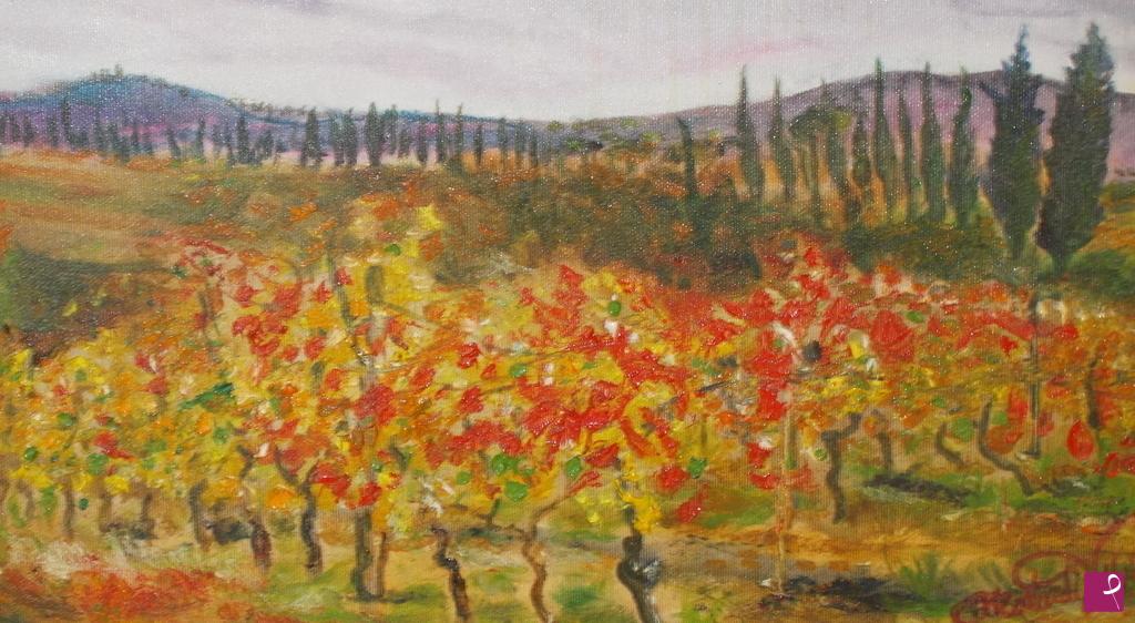 quadri in vendita online - paesaggio toscano
