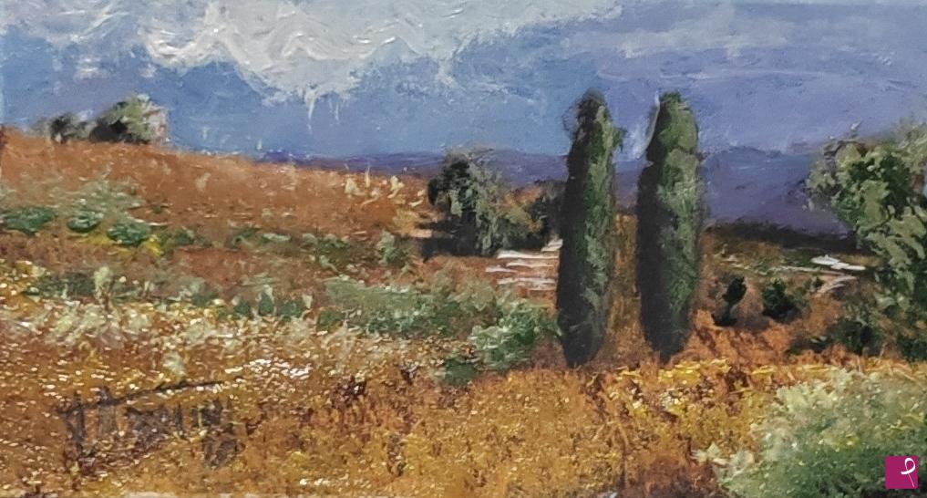 quadri in vendita online - PAESAGGIO TOSCANO (A) 