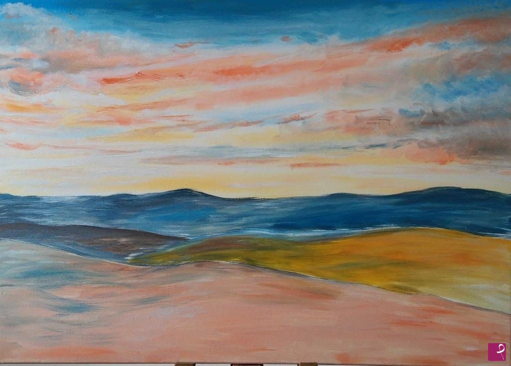 quadri in vendita online - paesaggio  tramonto
