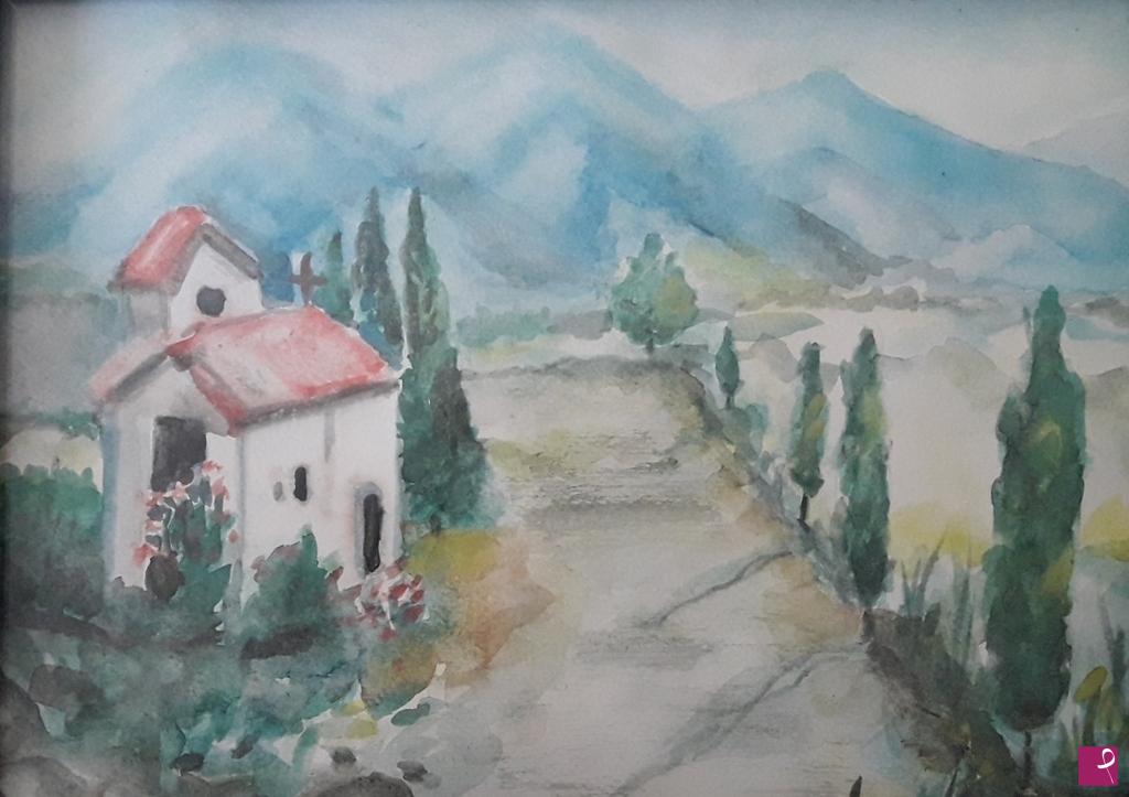 quadri in vendita online - Paesaggio triste