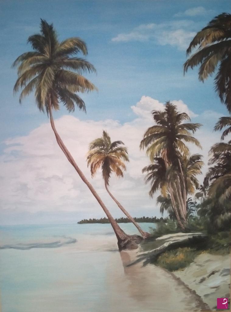 quadri in vendita online - " PAESAGGIO TROPICALE "