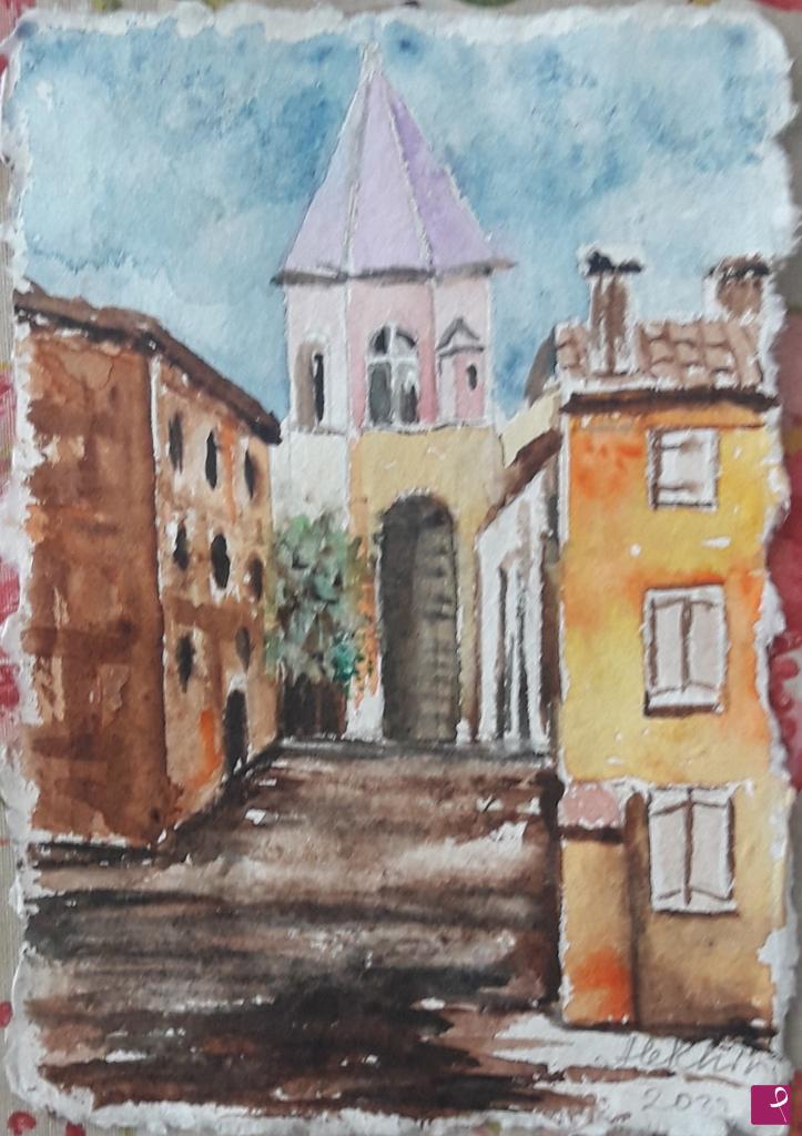 quadri in vendita online - Paesaggio urbano 