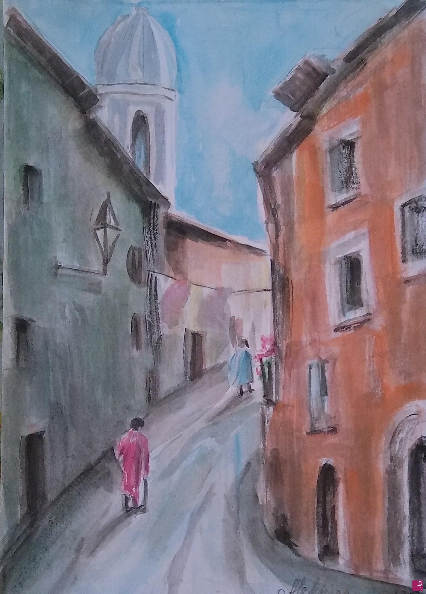 quadri in vendita online - Paesaggio urbano