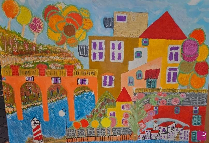 quadri in vendita online - Paesaggio urbano